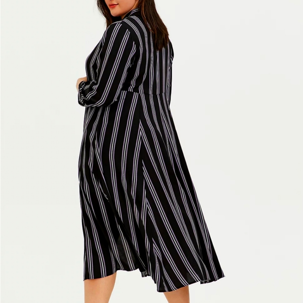 Striped duster